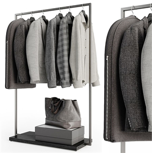 Rack with clothes 01